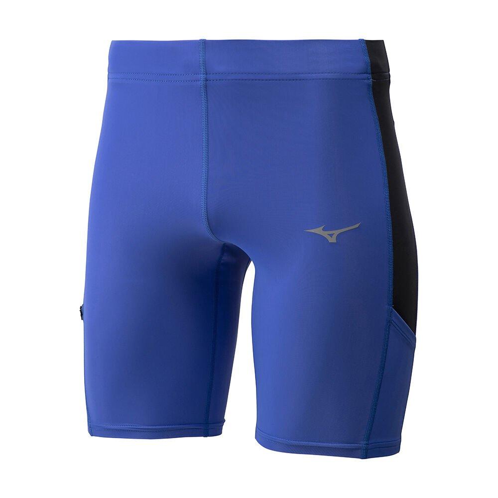 Mizuno Men's Tights Core Mid Tight Blue - TNHQPEF-12